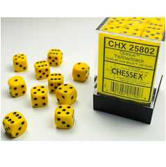 Dice - Chessex - 12mm D6 (36pc) - Opaque | Event Horizon Hobbies CA