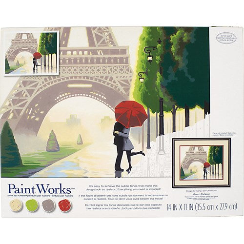 PaintWorks - Paint By Numbers -Paris Romance | Event Horizon Hobbies CA