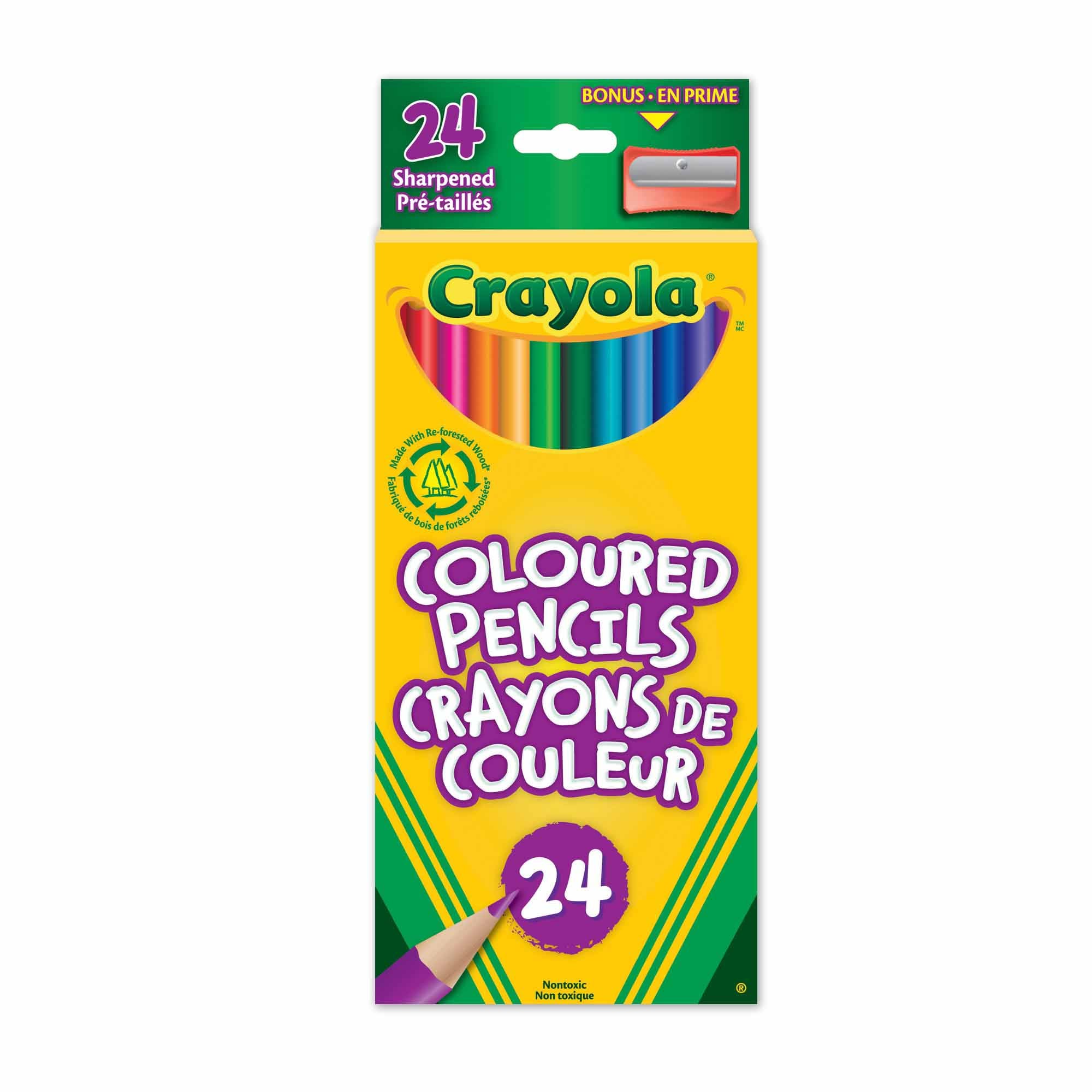 Crayola - Pencil Crayons, 24 Count | Event Horizon Hobbies CA