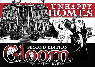 Board Games - Gloom - Unhappy Homes Second Edition | Event Horizon Hobbies CA
