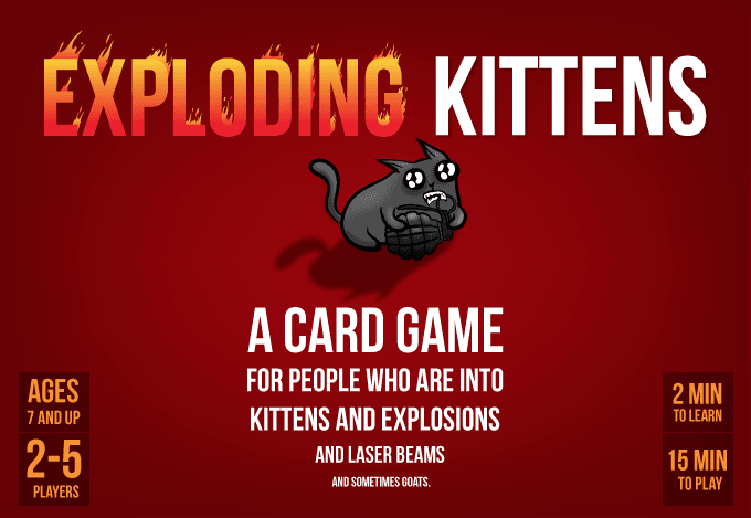 Board Games - Exploding Kittens | Event Horizon Hobbies CA