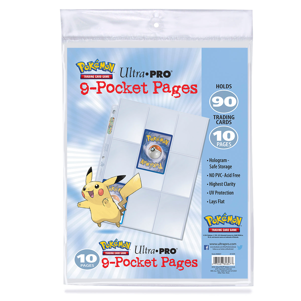 Pokemon 9-Pocket Card Pages | Event Horizon Hobbies CA