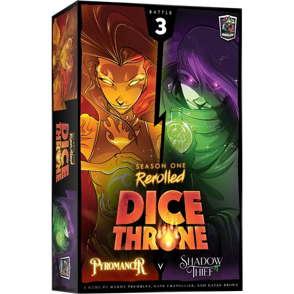 Board Game - Dice Throne: Season One Rerolled - Pyromancer V Shadow Thief | Event Horizon Hobbies CA