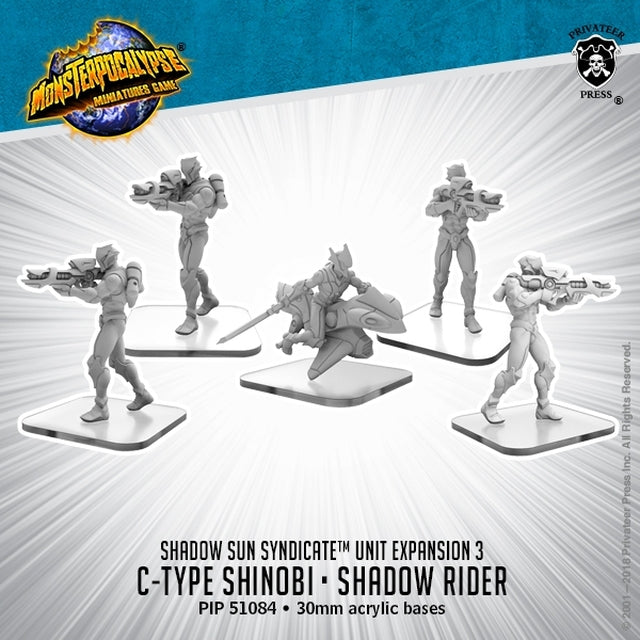 Shadow Sun Units: C-Type Shinobi and Shadow Rider | Event Horizon Hobbies CA