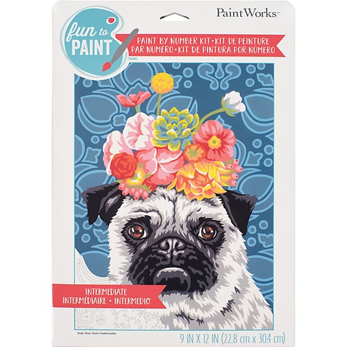 PaintWorks - Paint By Numbers - Social Anxiety Dog | Event Horizon Hobbies CA