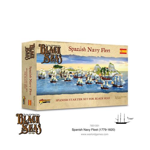 Warlord Games - Black Seas - Spanish Navy Fleet (1770-1830) | Event Horizon Hobbies CA