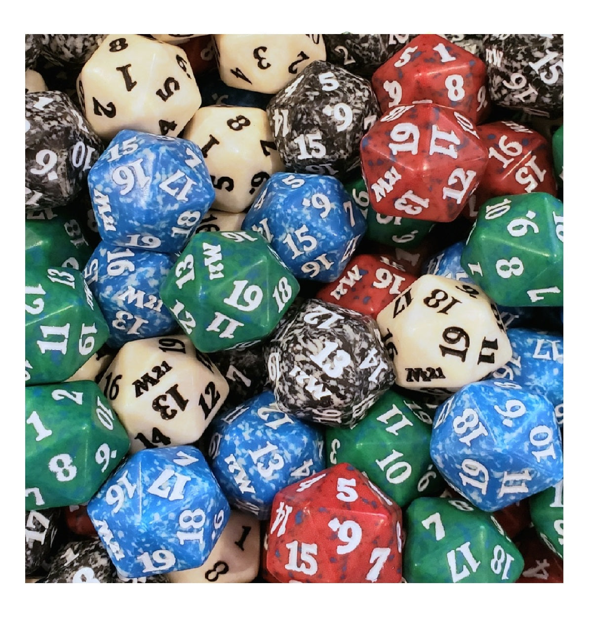 Assorted Magic: The Gathering Spin-Down D20 - Speckled | Event Horizon Hobbies CA