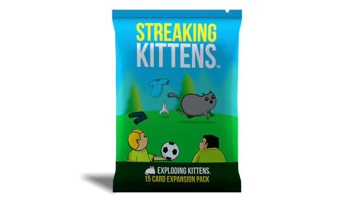 Board Game - Streaking Kittens - Exploding Kittens 15 card expansion Pack | Event Horizon Hobbies CA