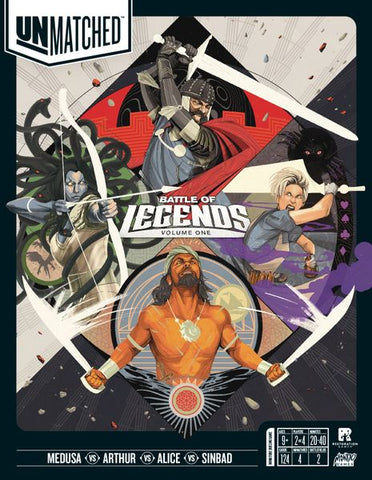 Board Game - Unmatched - Battle of Legends Vol 1
