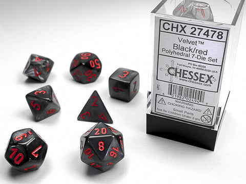 Dice - Chessex - Polyhedral (7pc) - Velvet