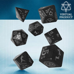 Dice Set - Cats Modern Dice Set Meowster | Event Horizon Hobbies CA