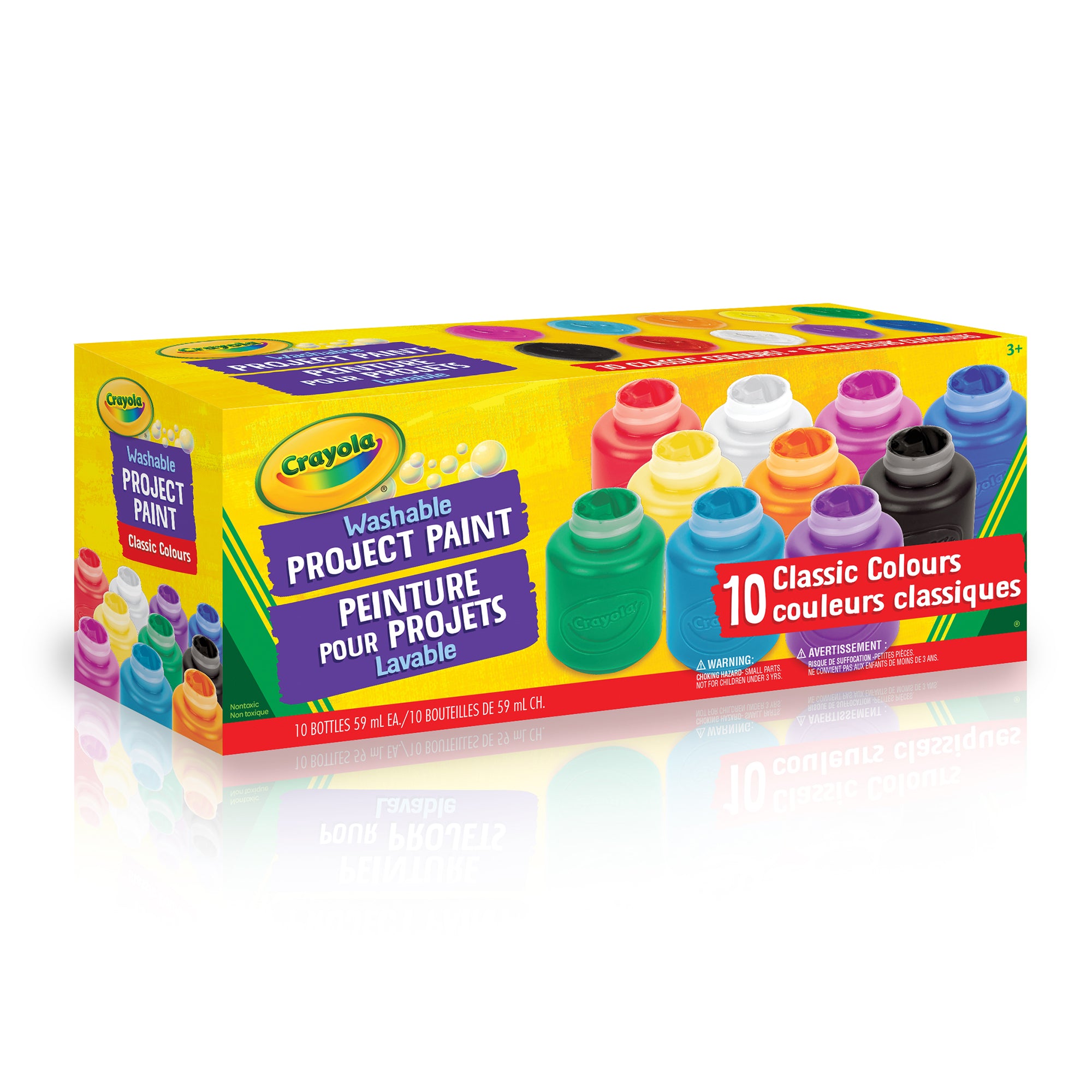 Crayola - Acrylic Paint Set, 10 Count - Classic | Event Horizon Hobbies CA