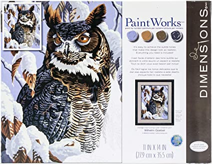 PaintWorks - Paint By Numbers - Winter Watch