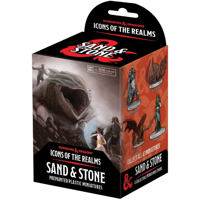 Wizkids - Icons of the Realms: Sand and Stone Prepainted plastic Miniatures | Event Horizon Hobbies CA